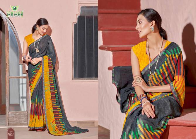 Sanskar Signature 15 Printed Regular Wear Georgette Latest Saree Collection